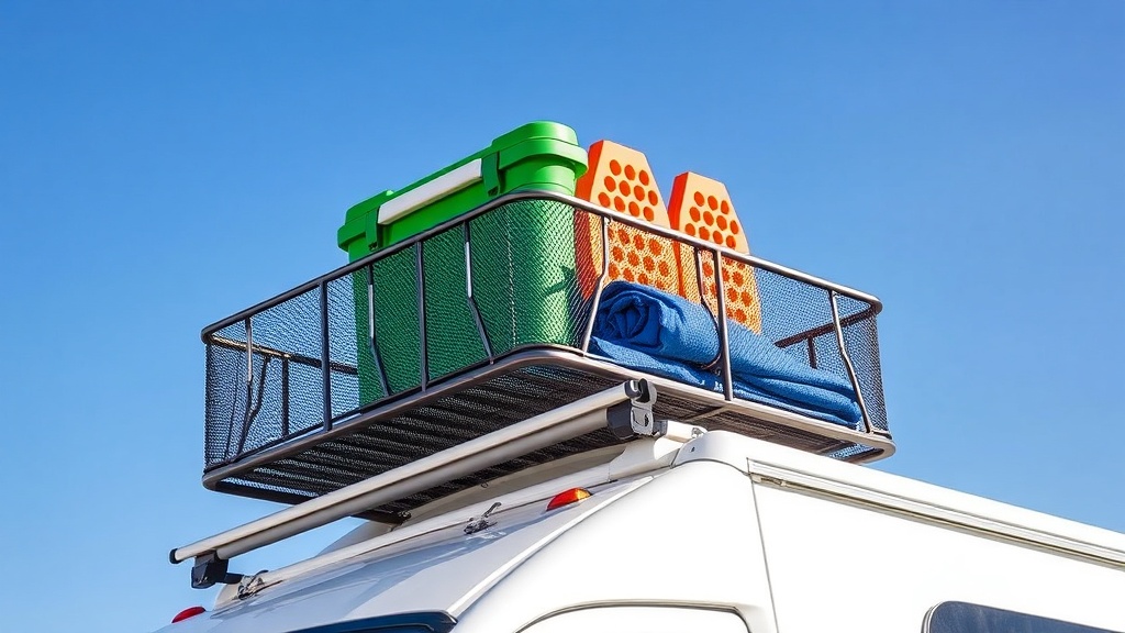 RVStow Roof Rack Cargo Basket Cargo Net Replacement Mod: Upgrade to Heavy-Duty Mesh