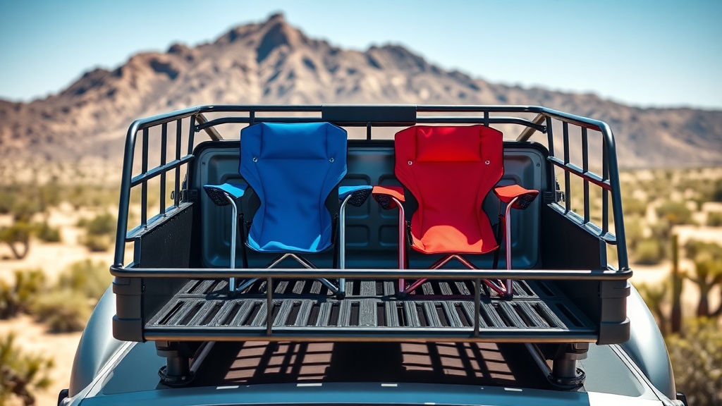RVStow Roof Rack Cargo Basket Secure Camping Chairs Mod: Keep Chairs from Shifting