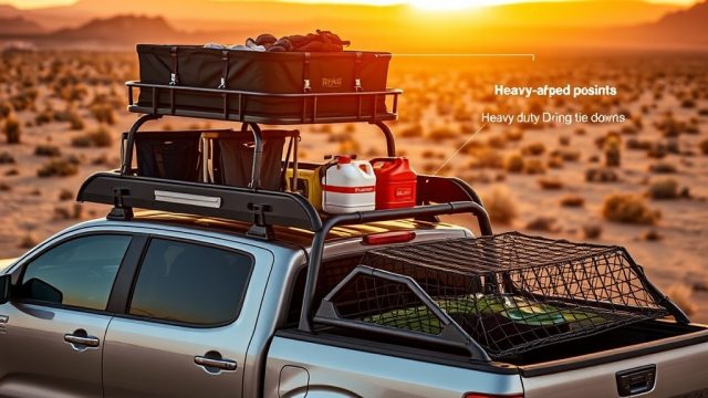 RVStow Roof Rack Cargo Basket Tie-Down Points Mod: Secure Your Load