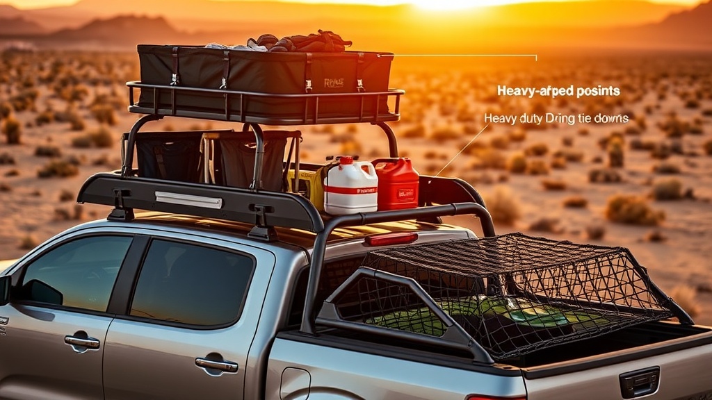 RVStow Roof Rack Cargo Basket Tie-Down Points Mod: Secure Your Load