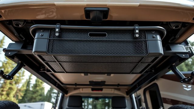 RVStow Roof Rack Cargo Basket Underbelly Mounting: Alternative Storage Solution