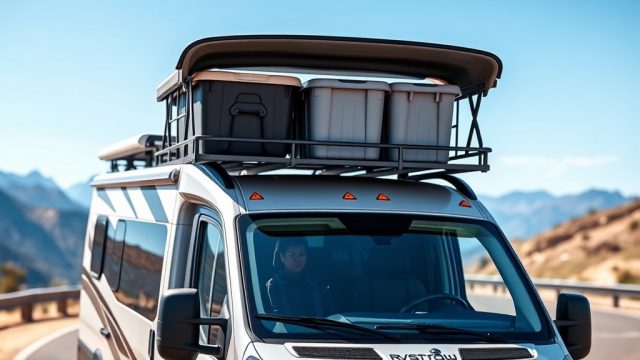 RVStow Roof Rack Cargo Basket Wind Deflector Installation & Performance Test